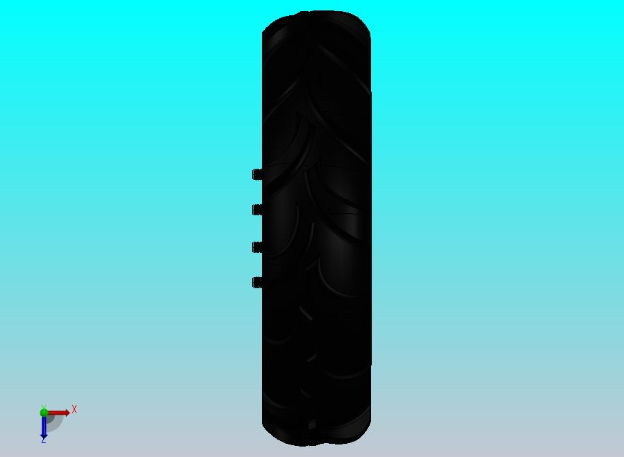 高负载能力农用机械轮胎组装