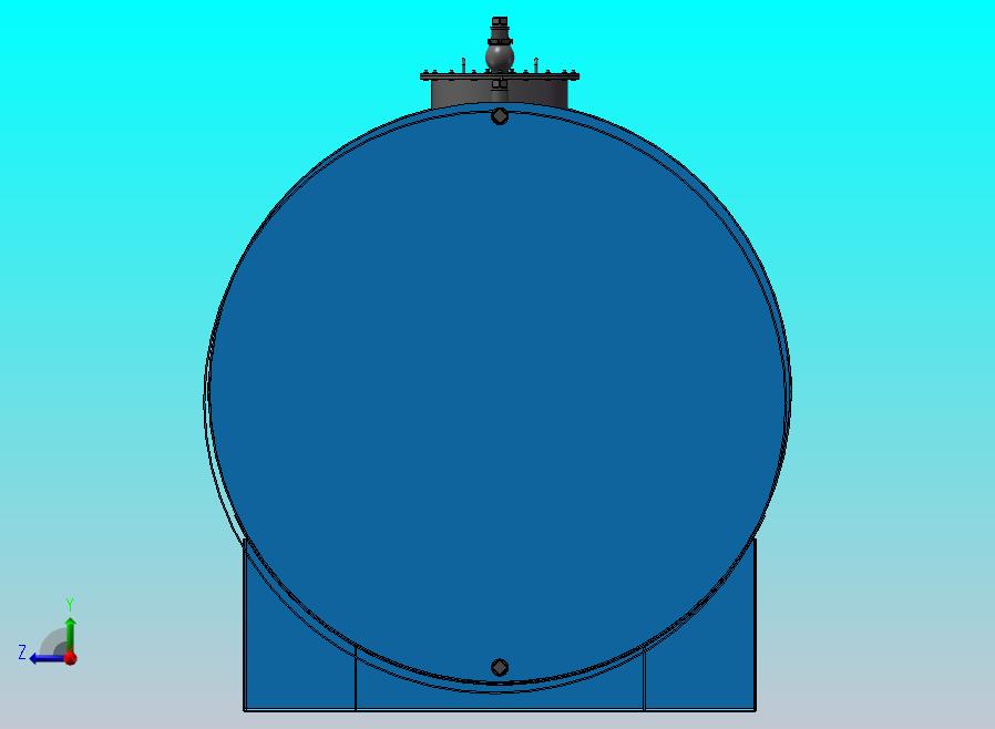 20000L燃料储罐模型
