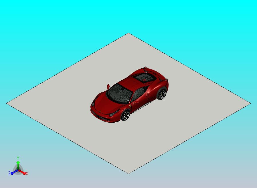 458 Italia 法拉利汽车模型