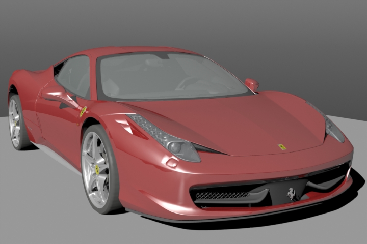 458 Italia 法拉利汽车模型