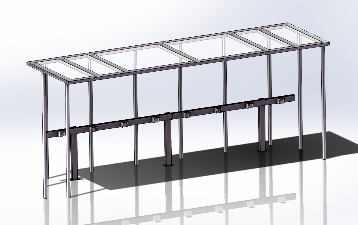 充电桩安装支架