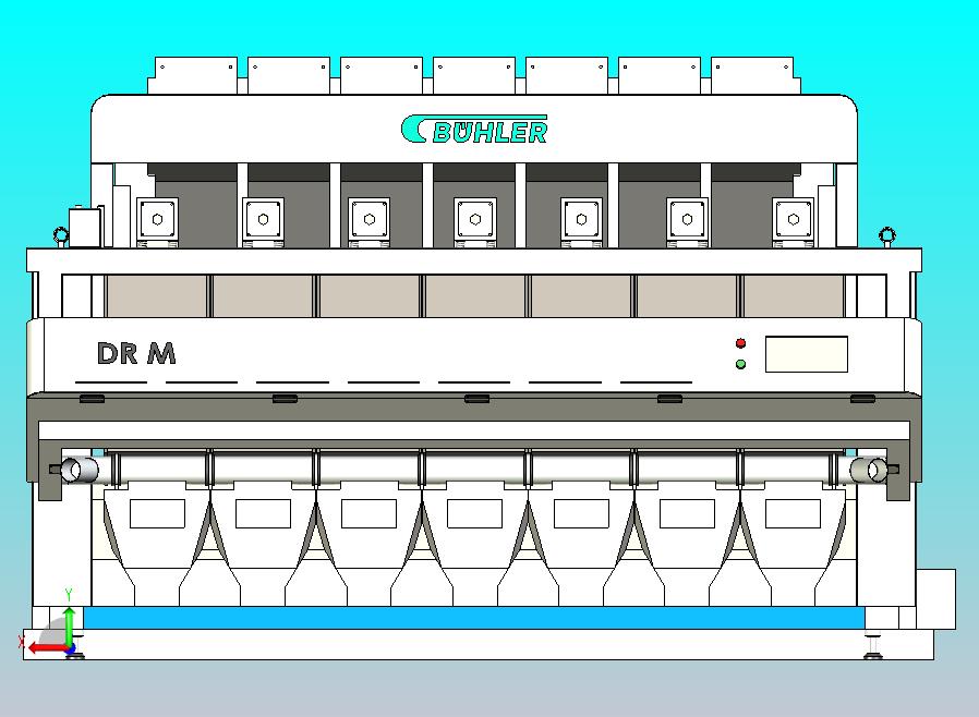 布勒 DR M 用于小麦分选的光学分选机