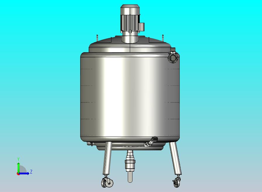 化妆品粉体概念混合搅拌罐