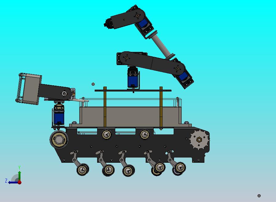 检查履带机器人