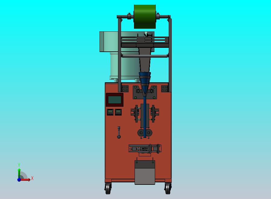 颗粒包装机模型
