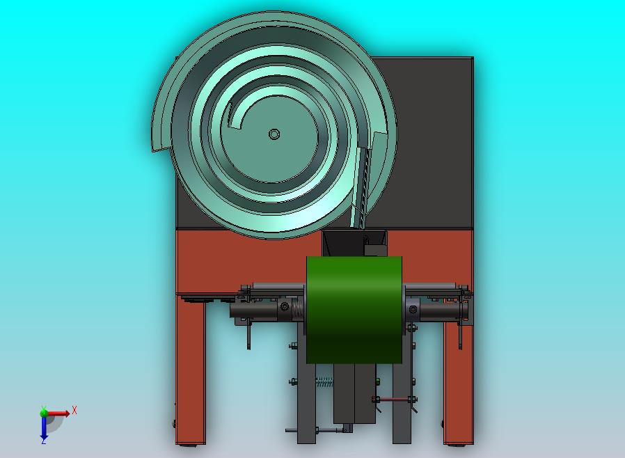 颗粒包装机模型