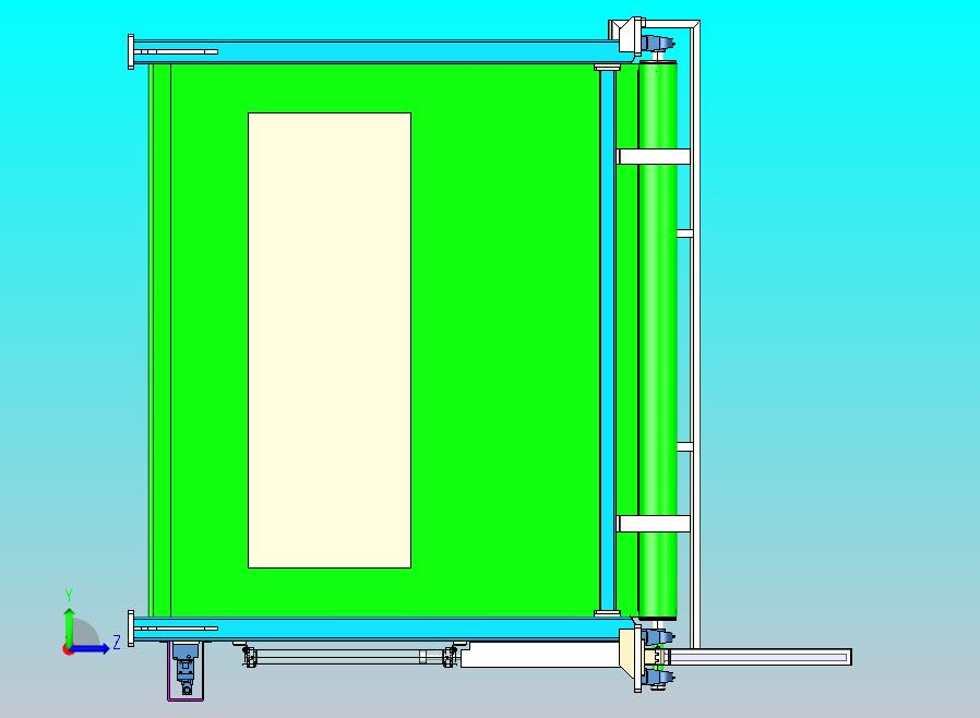 气动卷帘门设计