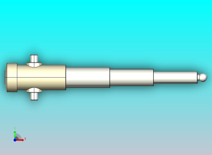 三级可伸缩液压缸