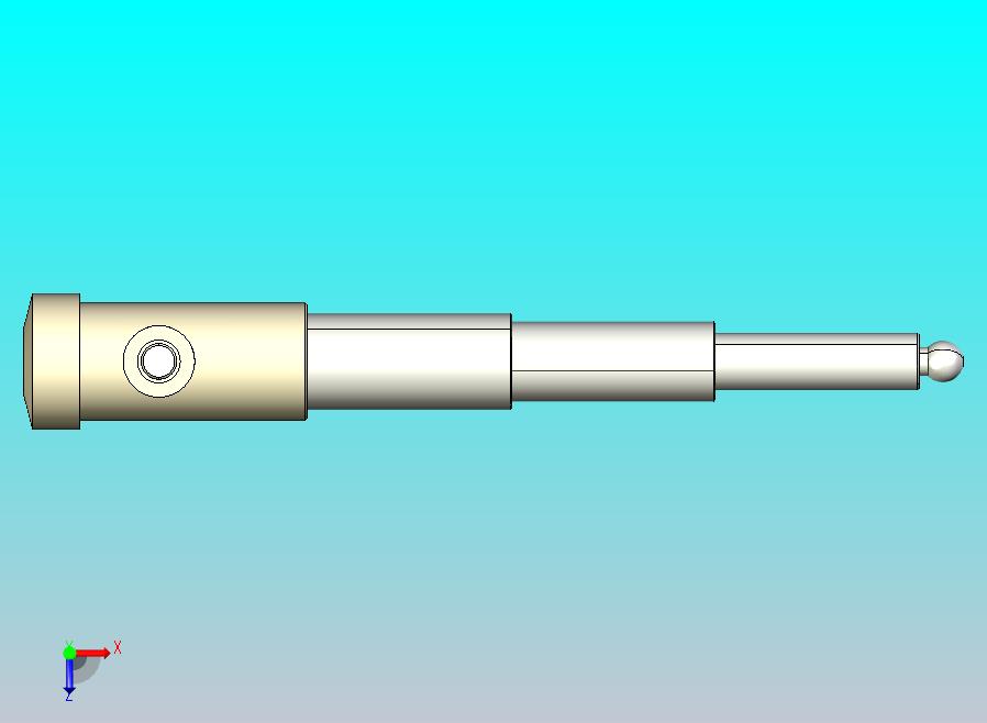 三级可伸缩液压缸