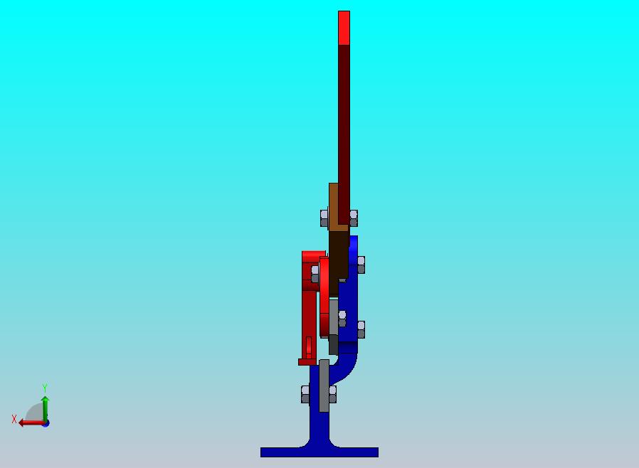 手动小闸刀模型