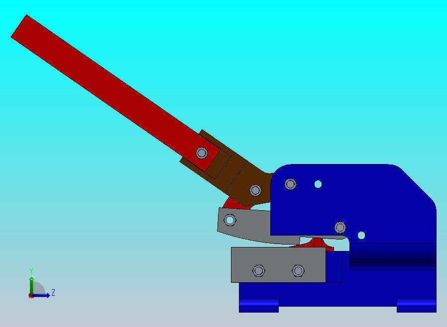 手动小闸刀模型