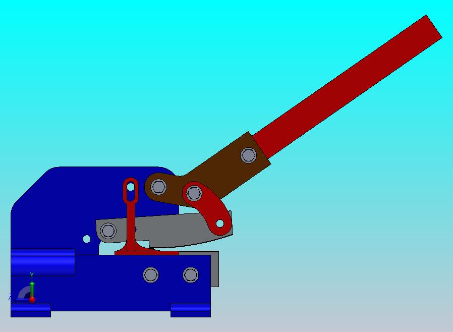 手动小闸刀模型