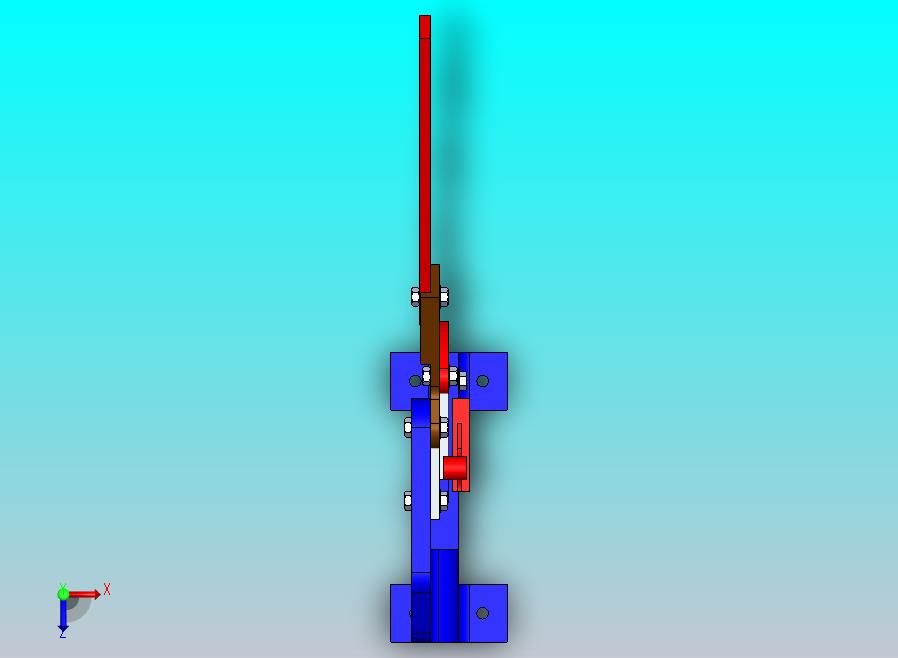 手动小闸刀模型
