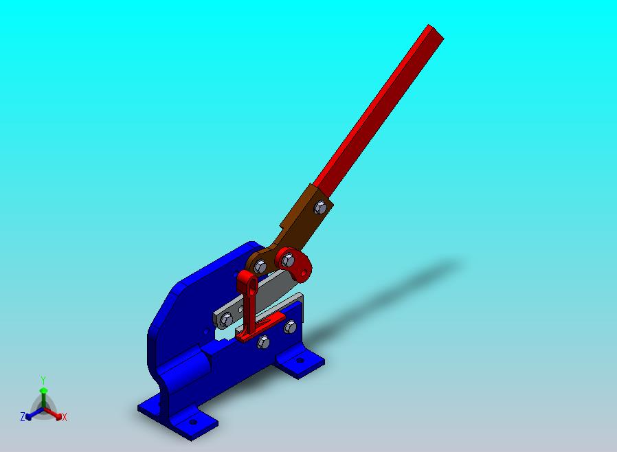 手动小闸刀模型