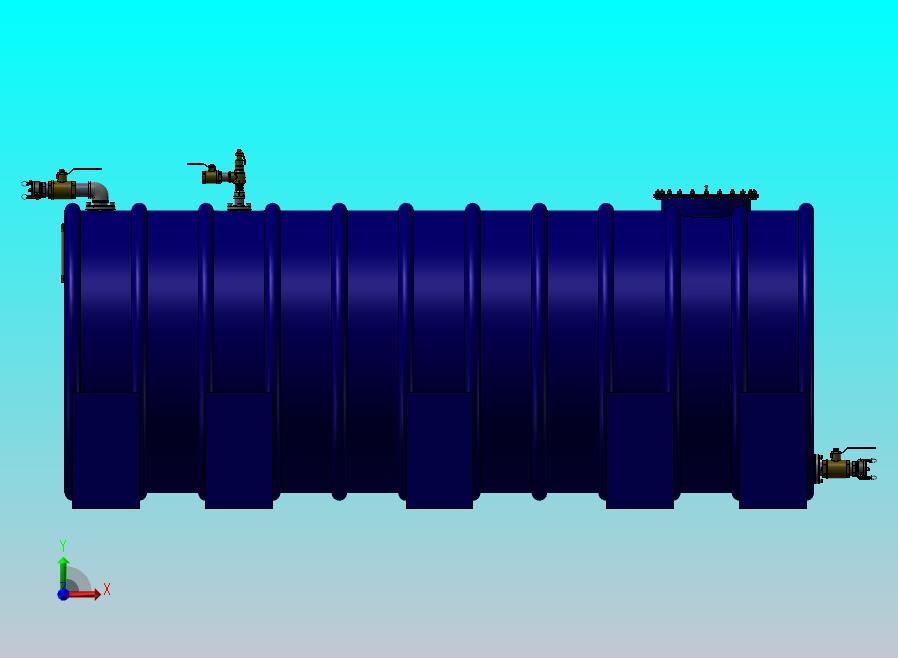 燃料运输罐模型