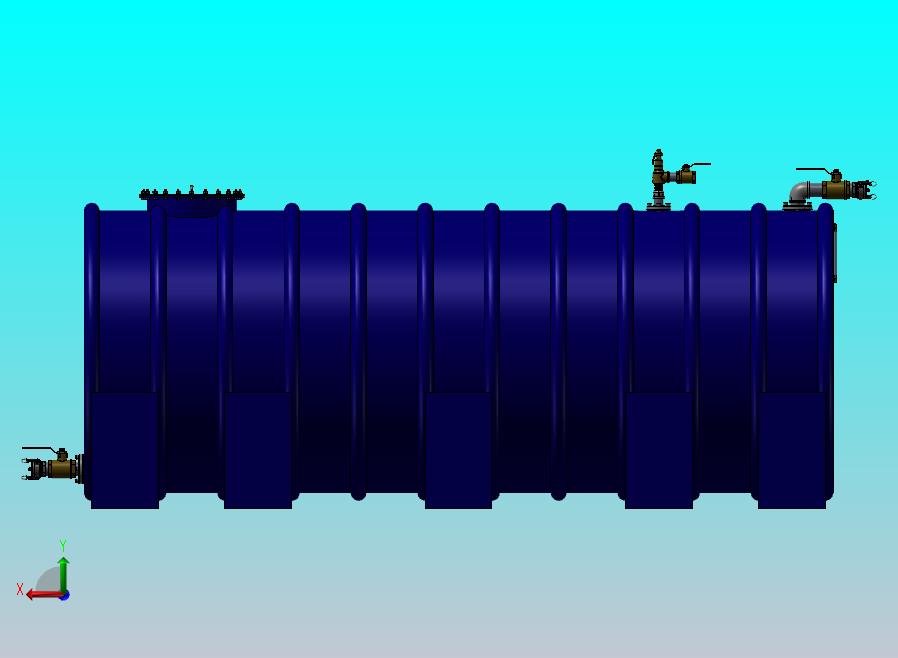 燃料运输罐模型