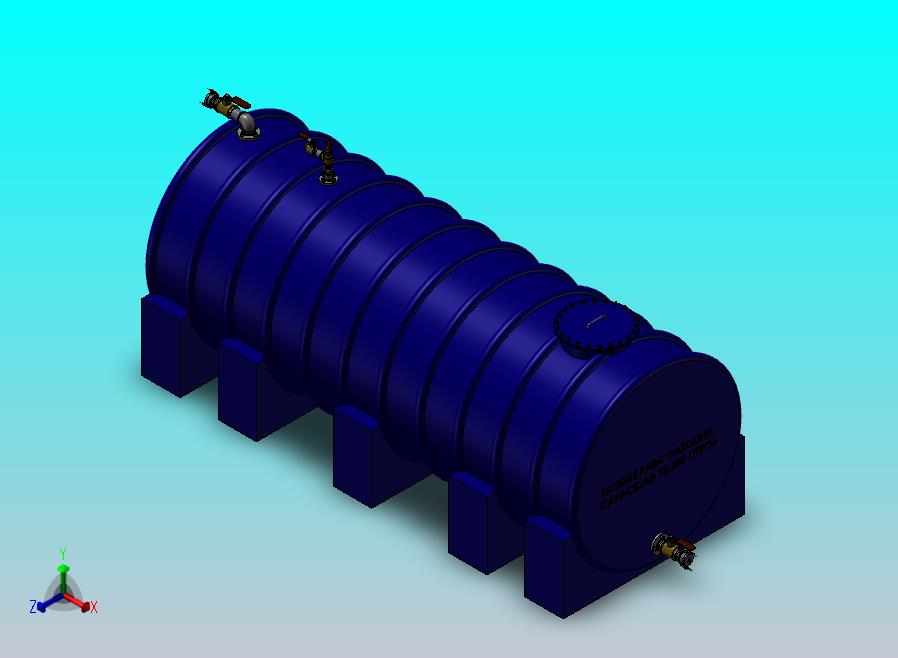 燃料运输罐模型
