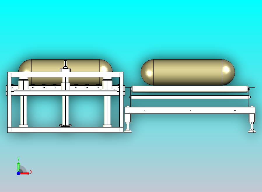 饲料袋滚筒输送线设计