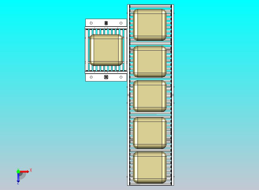 饲料袋滚筒输送线设计