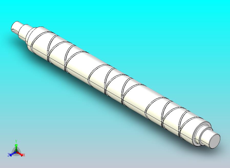 往复丝杆槽辊设计