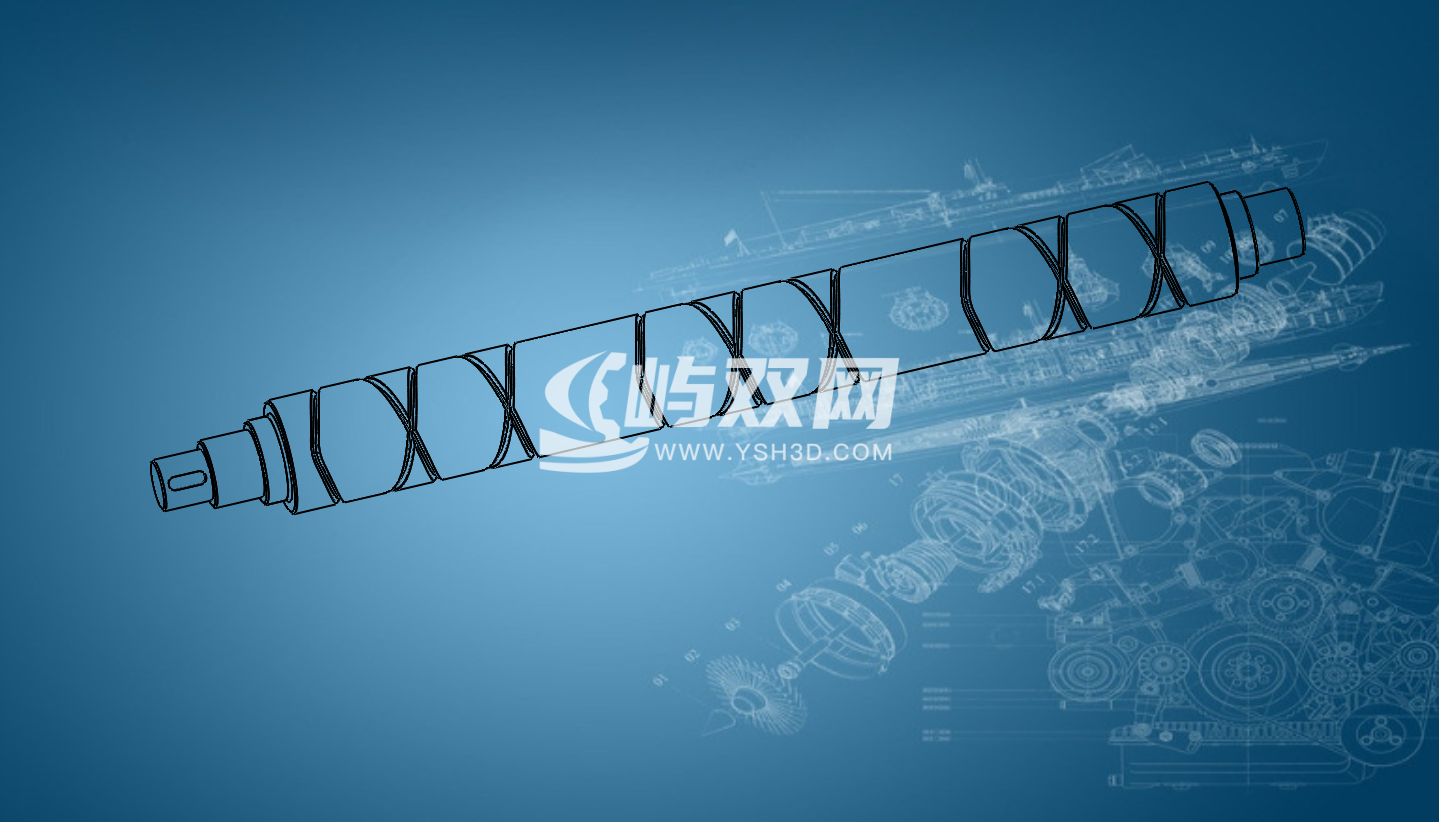 往复丝杆槽辊设计