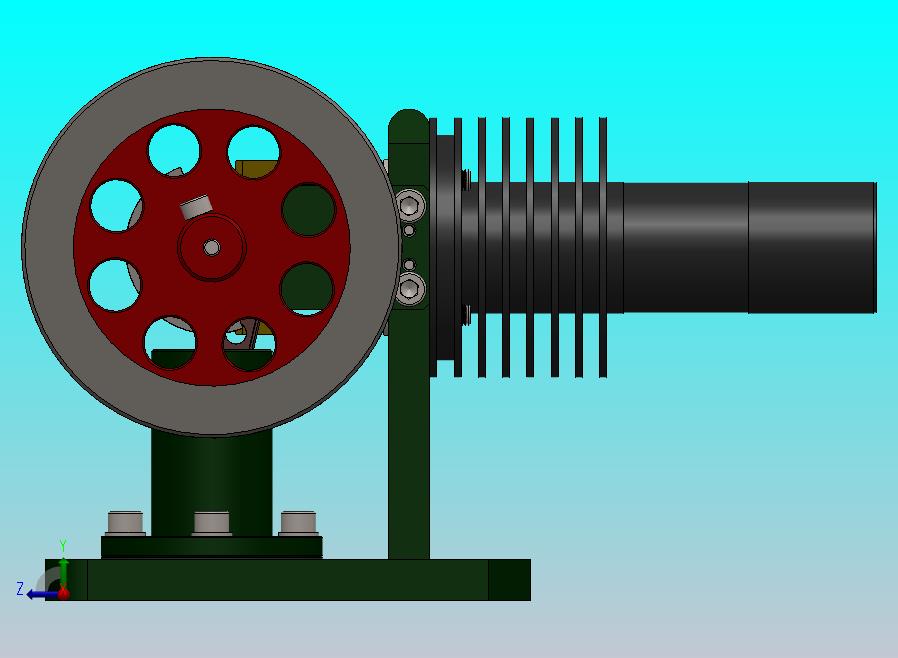 卧式斯特林发动机