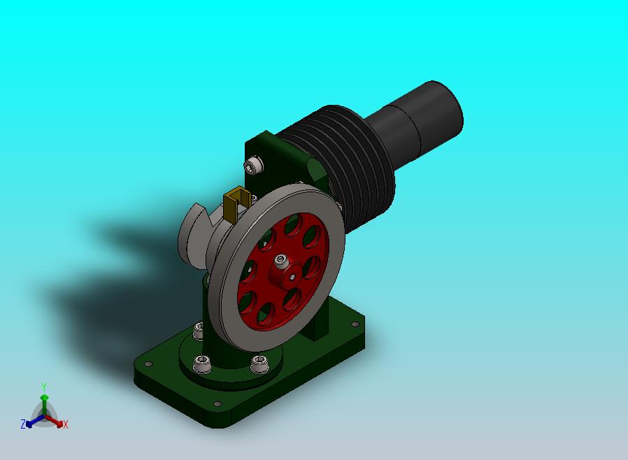 卧式斯特林发动机