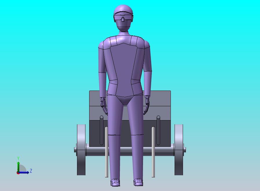 新型人拉小斗车