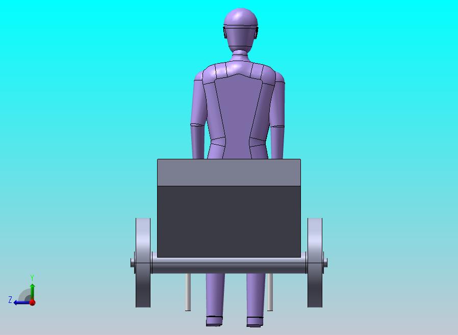 新型人拉小斗车