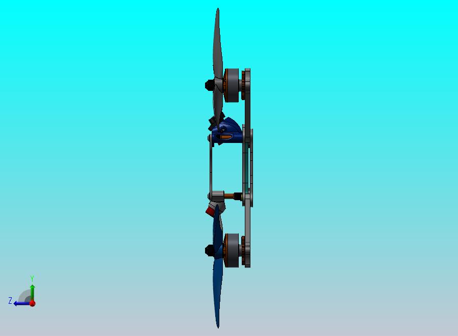 小型四旋翼无人机模型