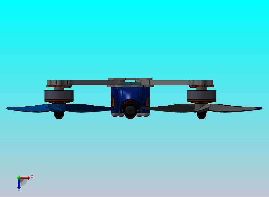 小型四旋翼无人机模型