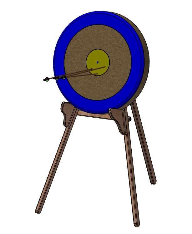 弓目标支架可折叠三脚架