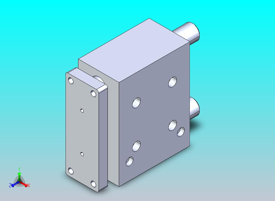 气动防旋转气缸