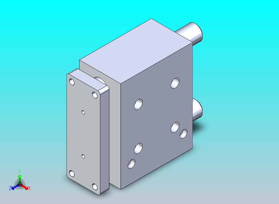 气动防旋转气缸