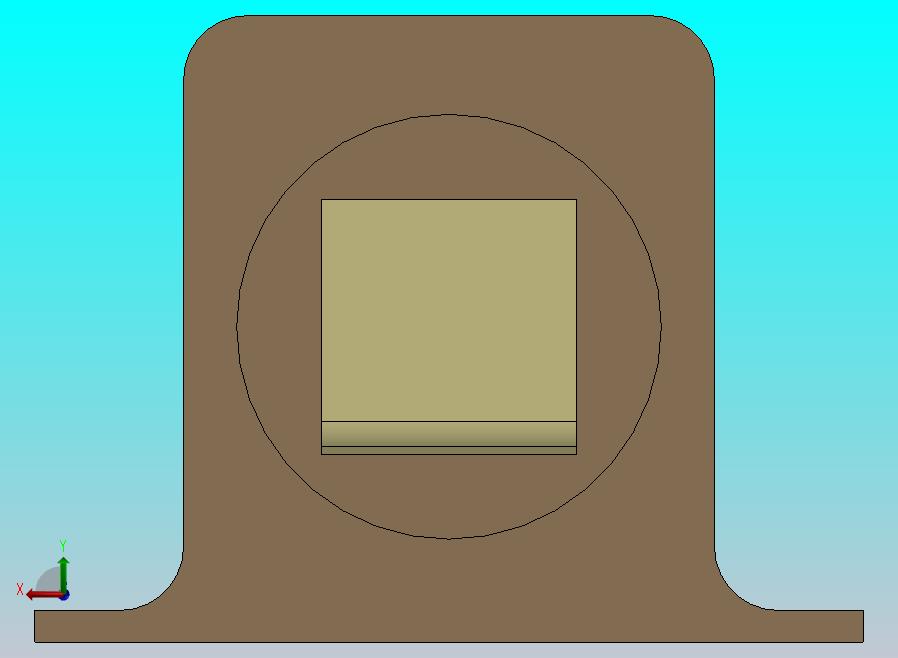 电磁锁占位模型