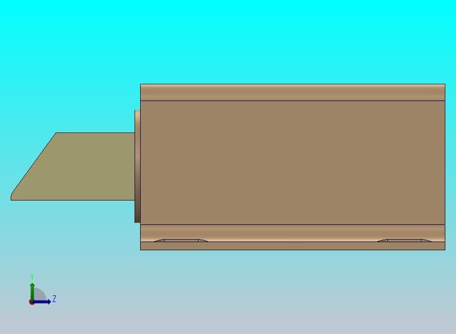 电磁锁占位模型