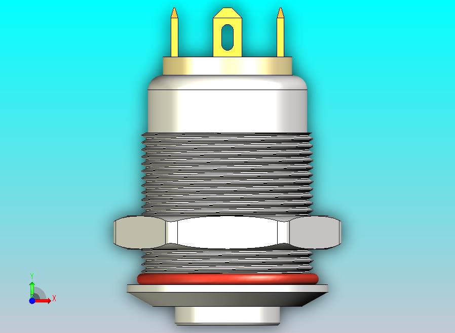 按钮 12mm ROCPU TE