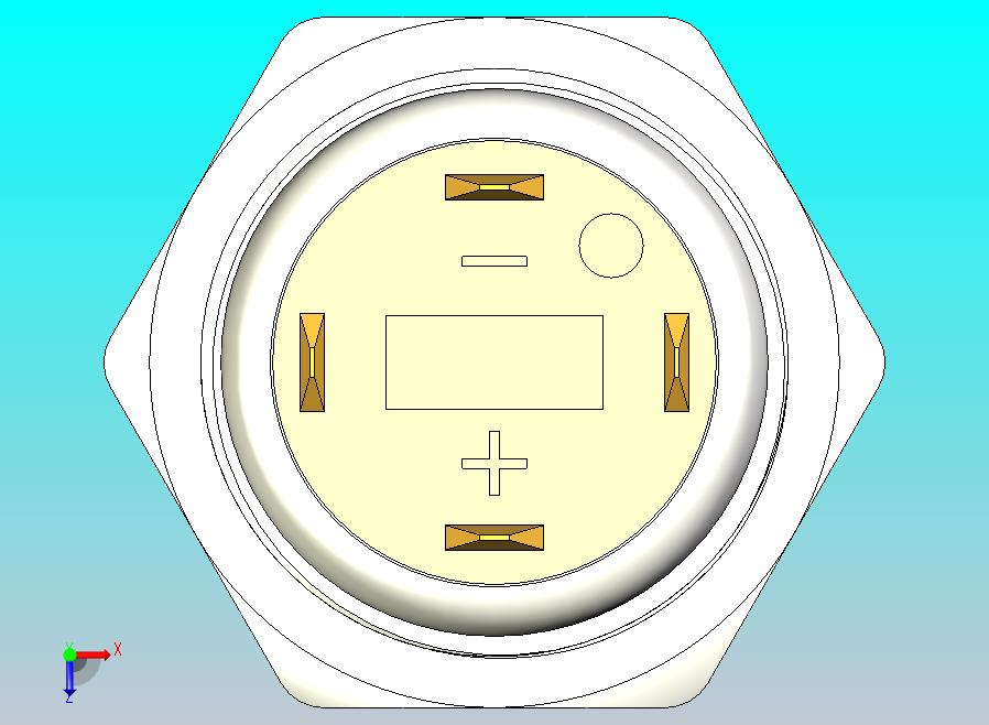 按钮 12mm ROCPU TE