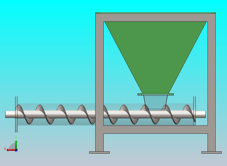 工业料斗螺杆机