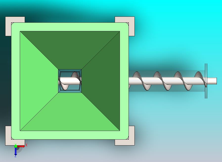 工业料斗螺杆机