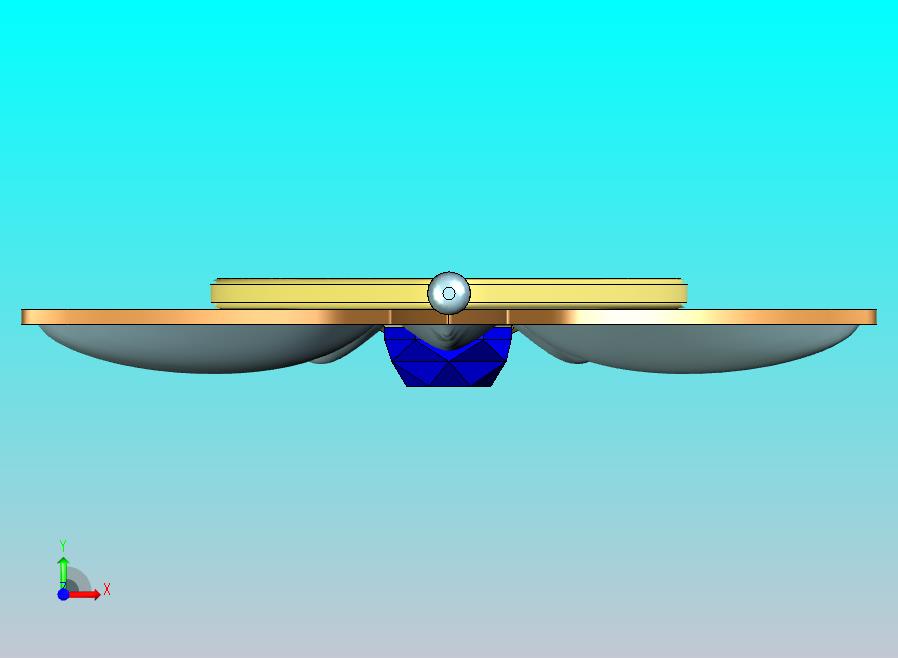 首饰挂件参数化建模图