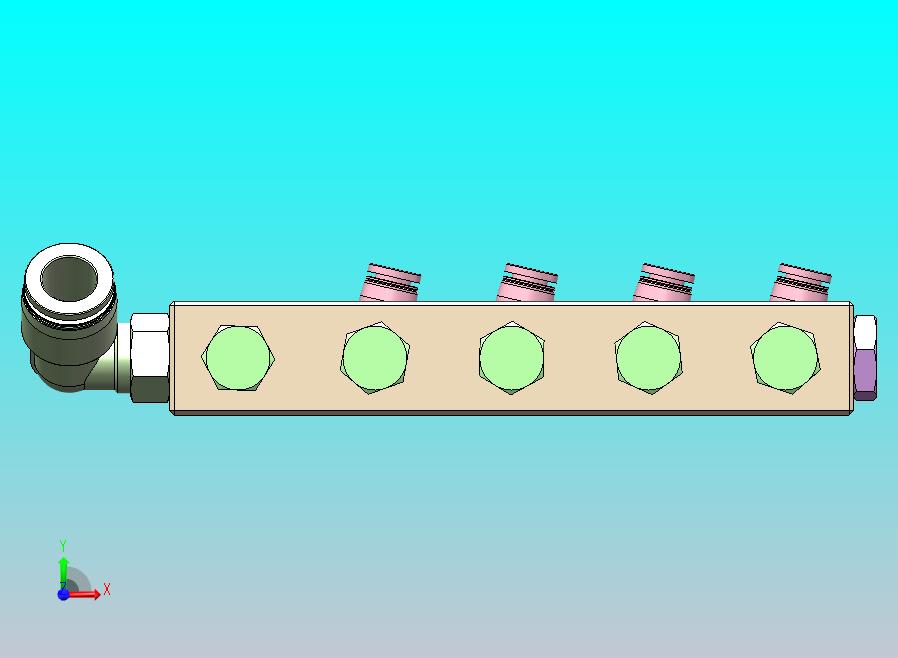 自制歧管块组件