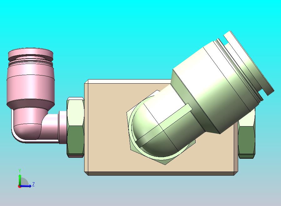 自制歧管块组件
