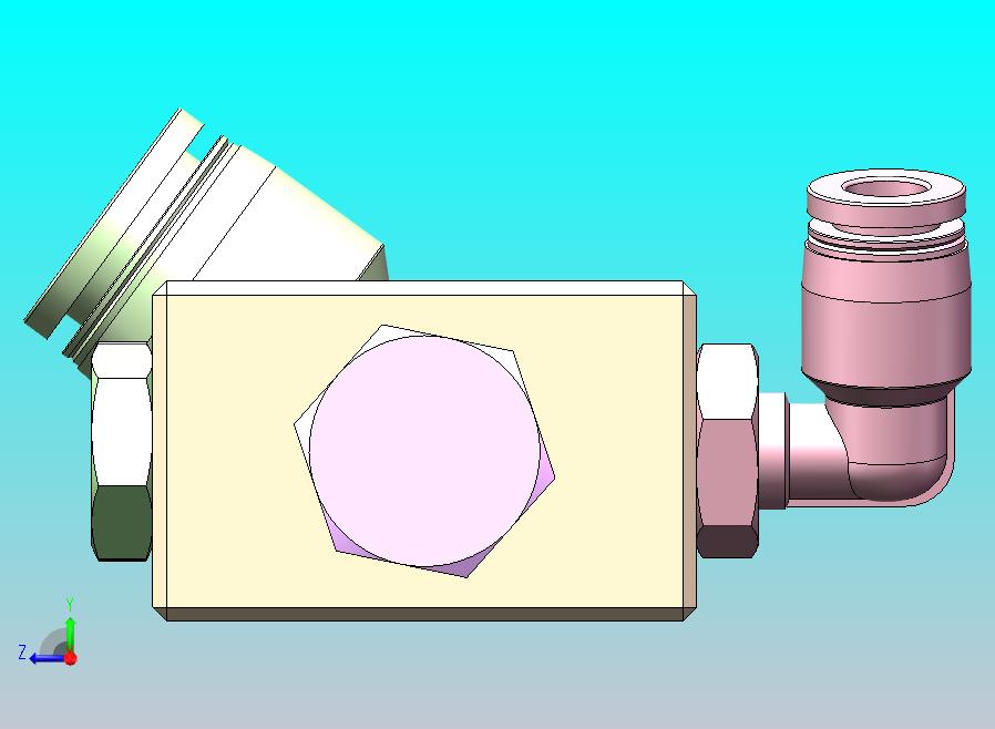 自制歧管块组件