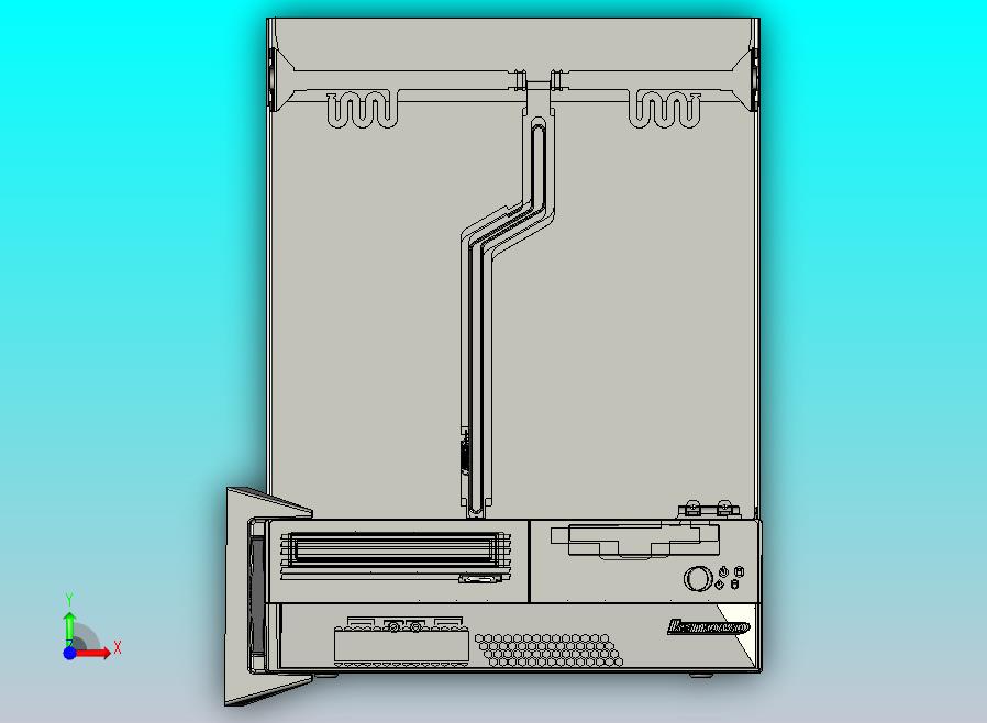 立、卧式电脑机箱-10L