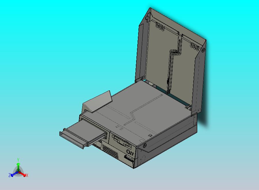 立、卧式电脑机箱-10L