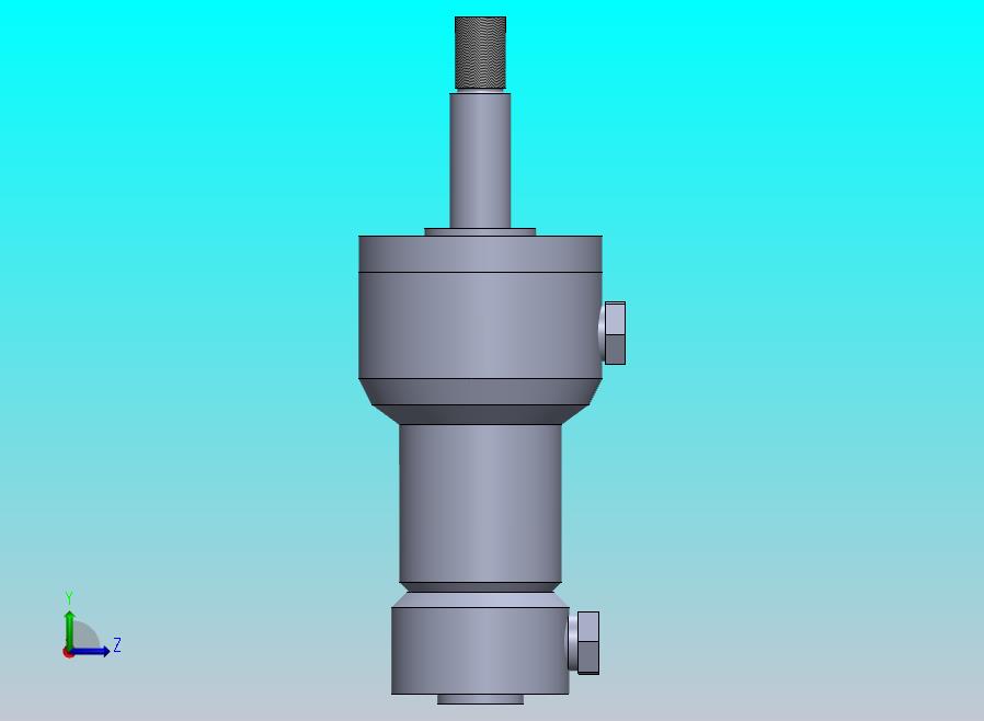 焊接式液压缸（带前安装法兰）25x12x10 mm