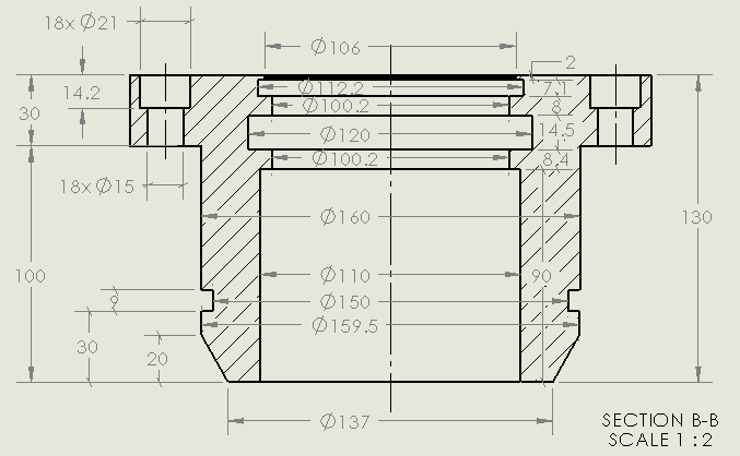 零件的一些设计（液压缸-无装配-带图纸）杆直径=100mm