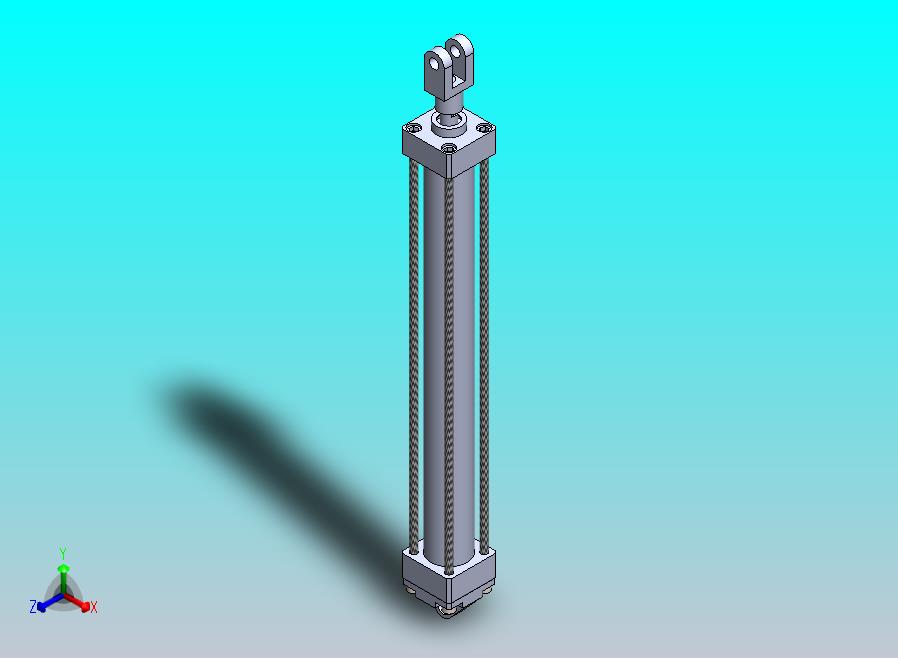 拉杆气缸（带库欣）40x16x400 mm