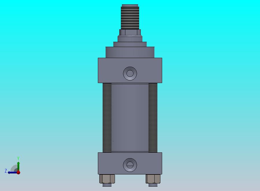 横拉杆液压缸（带前安装）（力士乐-CDT3ME5-80-45-70F11）80x45x70.8 mm